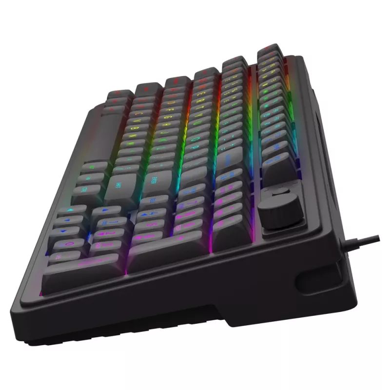 Savio Galaxis Gaming-Tastatur USB QWERTY US Englisch Schwarz