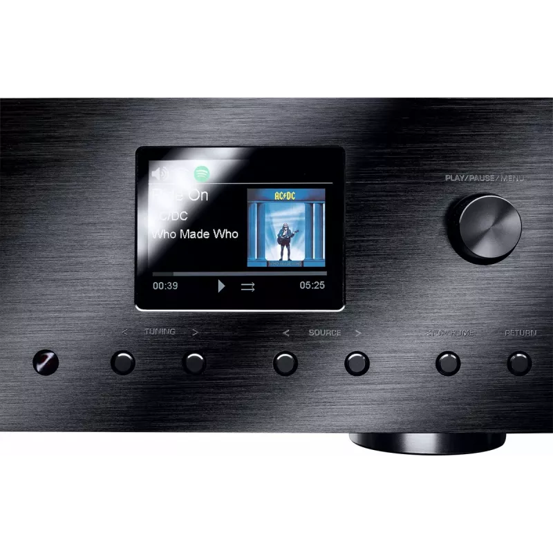 Stereo-Receiver Magnat MC 400 — 2.0 Kanäle, 40 W pro Kanal, CD-Player, Wi‑Fi, Bluetooth, DAB/FM, Ethernet (schwarz)
