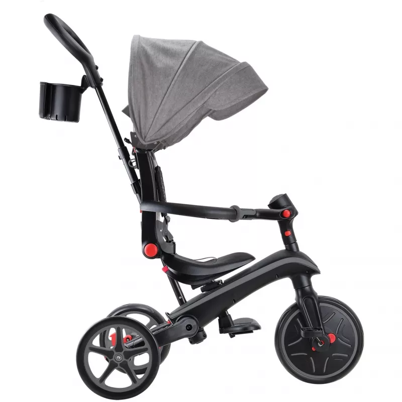 Explorer Trike Foldable 4 in 1, Kinderfahrzeug Grau