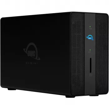 OWC Gemini Dual-Laufwerk TB3 Hardware-RAID-Speicher- und Docking-Gehäuse - Thunderbolt 3 - Thunderbolt