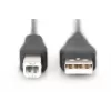 Assmann USB-Verbindungskabel. Typ A - B M/M. 1,8 m. USB 2.0 geeignet. UL. bl (AK-300102-018-S)