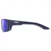 Multisportbrille UVEX sportstyle 233 P — Vollrand, Unisex, Marineblau, 28 g
