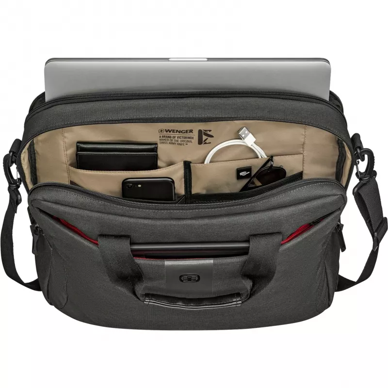 Aktentasche Wenger SwissGear MX Eco Brief 40,6 cm 16 Zoll Grau