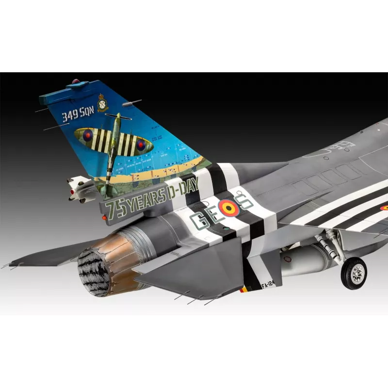 Kunststoffmodellflugzeug REVELL F-16 Falcon 50th Anniversary Bausatz 1:32