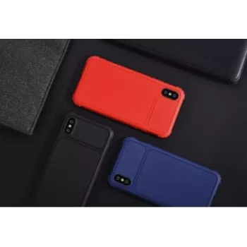 Stoßfeste Schutzhülle Devia Shark1 für iPhone XS Max 6.5, blau