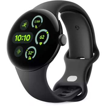 Google - Uhrenarmband für Smartwatch - Größe L - Obsidian - für Pixel Watch 3 (GA06118-WW)