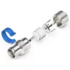 Easy-Installation-IEC/Koax-Dose (Silber/Blau, 6,5 - 8,0 mm)