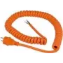 Spiralkabel AS Schwabe 70430, 230V 16A, IP44, ausziehbar 1–5 m