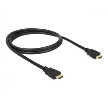 HDMI-Kabel DeLOCK 84752 1m Typ A Stecker auf Stecker Schwarz