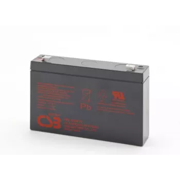 Wiederaufladbare Blei-Säure-Batterie csb HRL634WF2 6V 9Ah für Backup und USV
