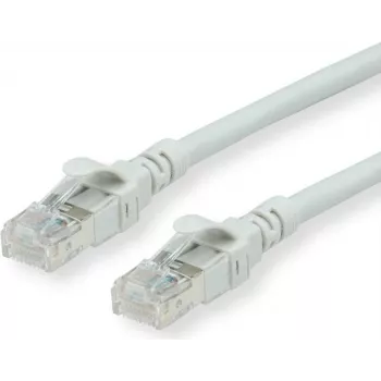 ROLINE - Patchkabel - RJ-45 (M) auf RJ-45 (M) - 30 cm - SFTP, PiMF - CAT 6 - halogenfrei, vergossen, flexibel - Grau (21.15.2951)