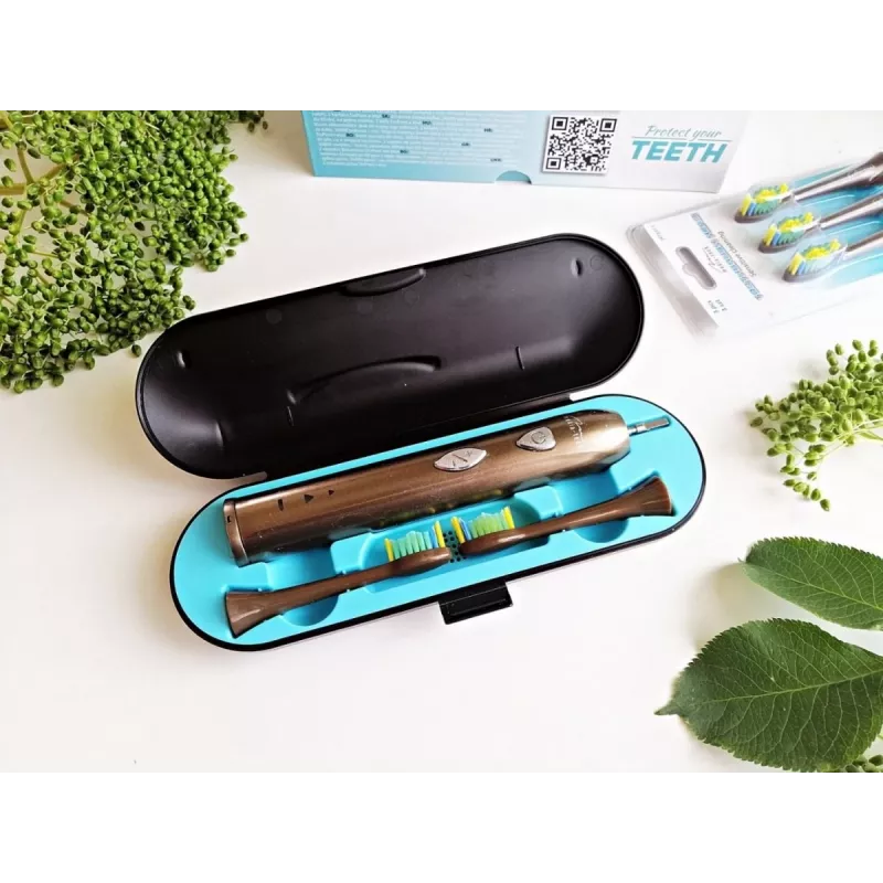 Zahnbürste Media-Tech SONIC WAVECLEAN Erwachsene Braun