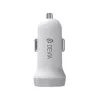 Auto-Ladegerät Devia Smart Series Lightning 5V 3,1A Dual USB Weiß