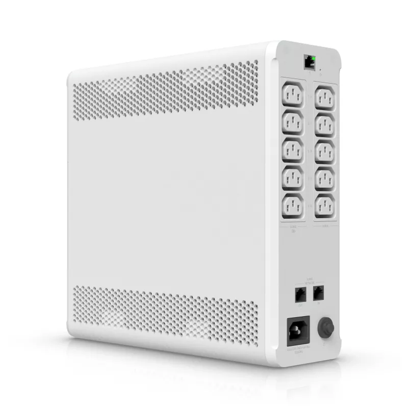 Ubiquiti UPS-TOWER-EU Unifi Managed 1 Kva unterbrechungsfreie Stromversorgung mit 10 per Software rücksetzbaren Steckdosen