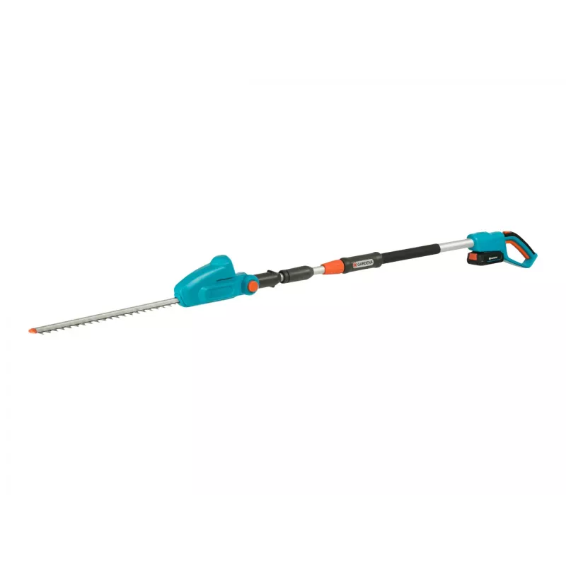 Akku-Teleskop-Heckenschere THS 42/18V P4A, Ready-To-Use Set (türkis/grau, Li-Ion-Akku 2,5Ah P4A, POWER FOR ALL ALLIANCE)