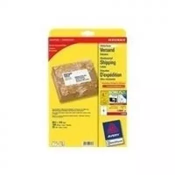 Avery Zweckform L7994 - permanent haftend - Weiß - 99,1 x 139 mm 100 Etiketten (25 Blatt x 4) Versandetiketten (L7994-25)