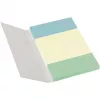 Blanko-Registerreiter Herlitz 50033447 selbstklebend 160 Blatt Blau Grün Gelb