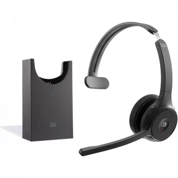 Headset 721 Wireless SINGLE+STAND Carbon Schwarz Usba B