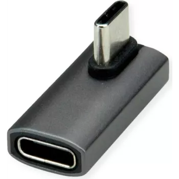 ROLINE USB4 40G Type C Adapter ST/BU 90° gewickelt Alu (12.03.2933)