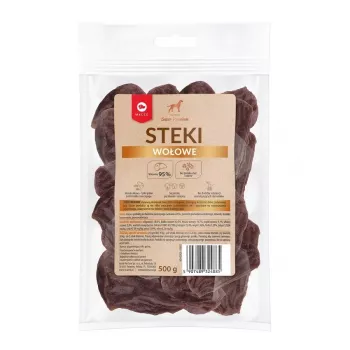 MACED Rindersteaks - Hundesnack - 500g