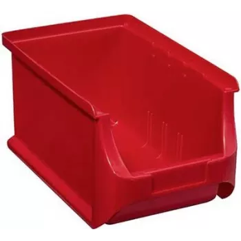 Aufbewahrungsbox allit Lagersichtbox 456209, 150×125×235 mm, rot, transparente Front