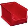 Aufbewahrungsbox allit Lagersichtbox 456209, 150×125×235 mm, rot, transparente Front
