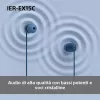 Sony IER-EX15C Headset Kabelgebunden In-Ear Anrufe/Musik USB Typ-C Blau