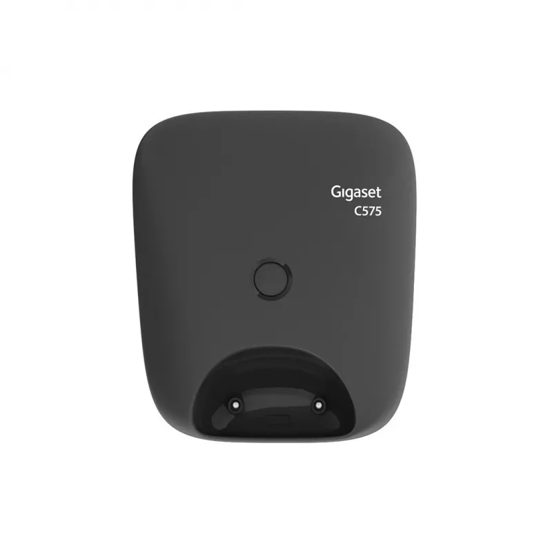 Gigaset C575 Analog/DECT Telefon mit Rufnummernanzeige Schwarz