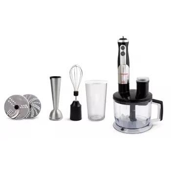 Esperanza EKM004 Stabmixer 0,6 L Schwarz, Silber, Transparent 800 W