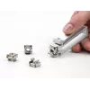DeLOCK Zange für Käfigmuttern M4 M5 M6 Aluminium Silber