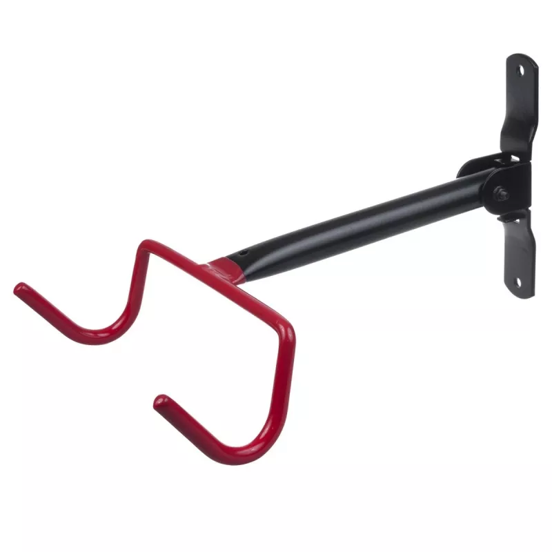 Wandmontierter Fahrradständer MACLEAN MC-430, horizontale Halterung, trägt bis zu 30 kg, schwarz