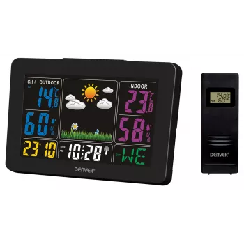 Digitale Wetterstation Denver WS-540Schwarz