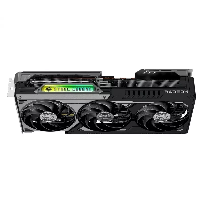 ASRock Radeon RX 9070 XT 16GB Steel Legend Dark Grafikkarte