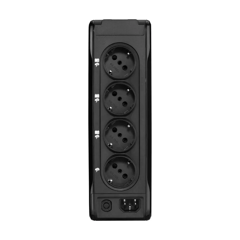 Unterbrechungsfreie Stromversorgung Eaton 3P Ellipse 0,7 kVA (420 W), Standby, 4 AC-Ausgänge, 7 Ah Batterie, Tower, Schwarz