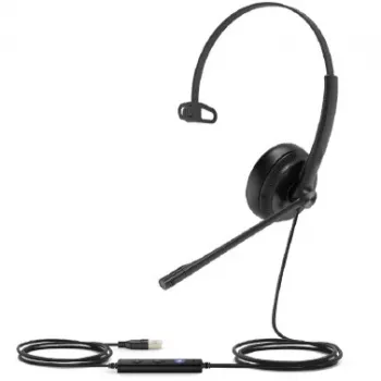 Yealink UH34 Headset Kabelgebunden Kopfband Büro/Callcenter Schwarz