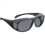 Sonnenbrille WEDO 271 48599 Oval, Wrap-around, Unisex, polarisierende Gläser, Überbrillen-Design