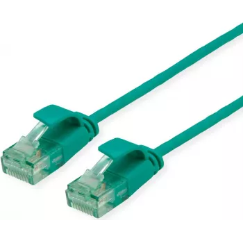 ROLINE RM UTP Patchkabel Kat6A/Kl.EA schlank Grün 3m - UTP (21.45.3436)
