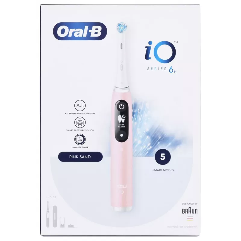 Oral-B iO6 Pink elektrische Zahnbürste