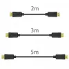DisplayPort-Kabel Unitek Y-C609BK — 3 m, Stecker-auf-Stecker, schwarz