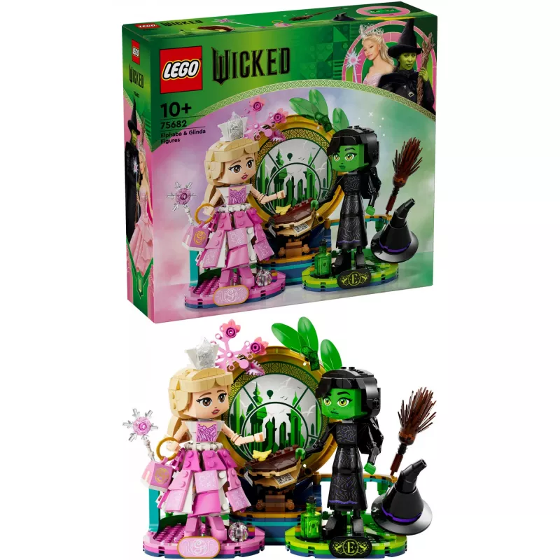 LEGO Wicked Figuren Elphaba und Glinda 75682 – Sammler-Minifiguren-Set