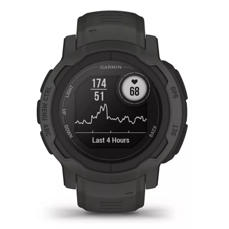 Garmin Instinct 2 2.29 cm (0.9) MIP 45 mm Digital 176 x 176 Pixel Graphit GPS (Satellit)