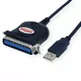 ROLINE 12.02.1092 Kabeladapter IEEE 1284 USB-A Schwarz (12.02.1092)
