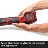 Multi-tool EINHELL TP-MG 18 Li BL Solo — 18V Li‑Ion, Schleifen, Schmirgeln, Sägen, 1,08 kg, schwarz/rot