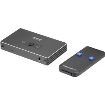 SpeaKa Professional SP-HSW-300 2 Port HDMI-Switch Ultra HD-fähig 7680 x 4320 Pixel (SP-10474508)