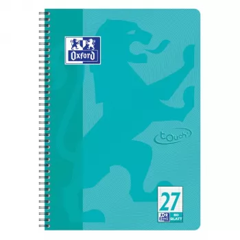 Oxford TOUCH Schreibblock A4+ 80 Blatt Aqua
