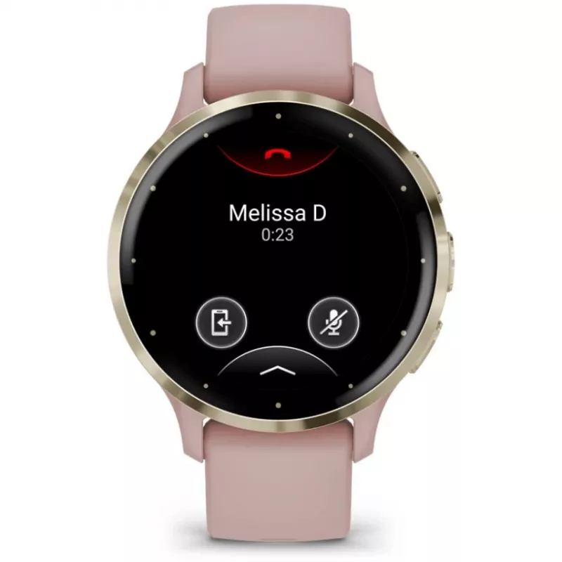 Garmin Venu 3S 3,05 cm (1,2) AMOLED 41 mm Digital 390 x 390 Pixel Touchscreen Gold, Rose Wi-Fi GPS (Satellit)