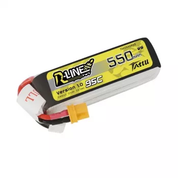 Akku Tattu R-Line 550mAh 14,8V 95C 4S1P — LiPo-Pack für RC-Modelle