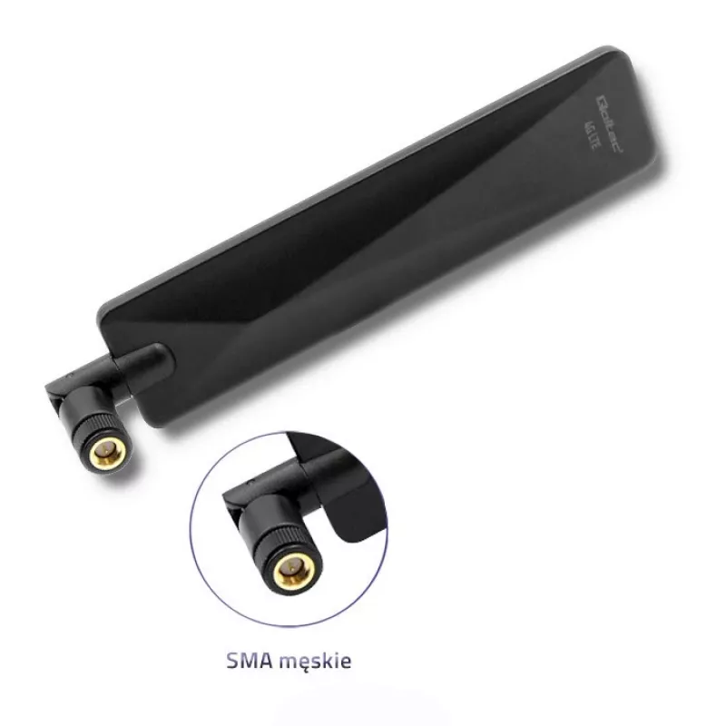 Qoltec 57018 4G LTE Antenne omnidirektional | 7dBi | Innenbereich