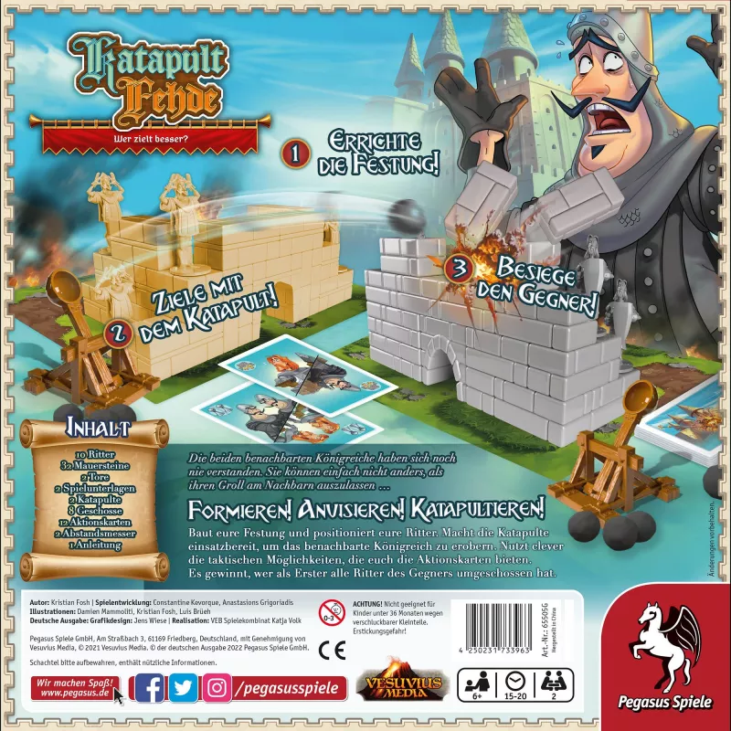 Katapult Fehde, Brettspiel