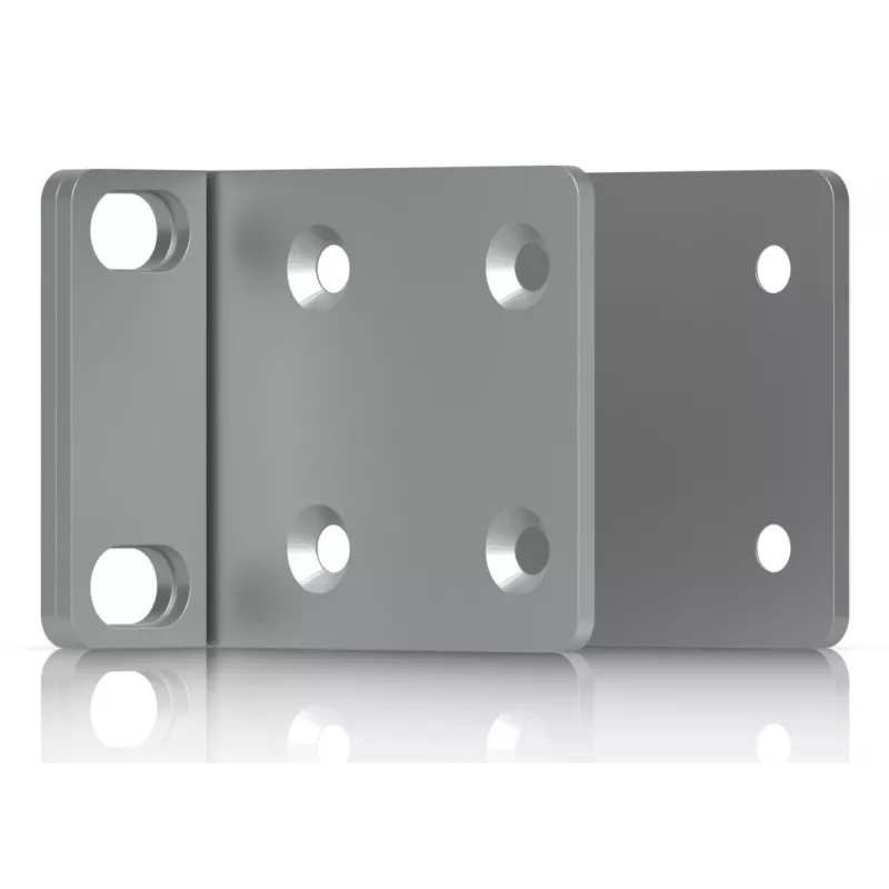 Montageset Ubiquiti UACC-Rack-Ear-1U Grau verzinkter Stahl